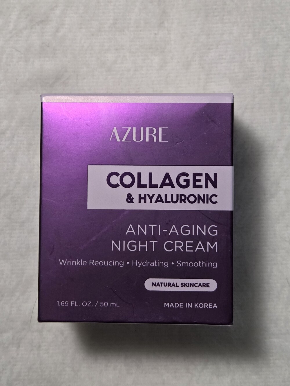Azure Skincare Collagen & Hyaluronic Anti-Aging Night Cream NEW IN BOX
